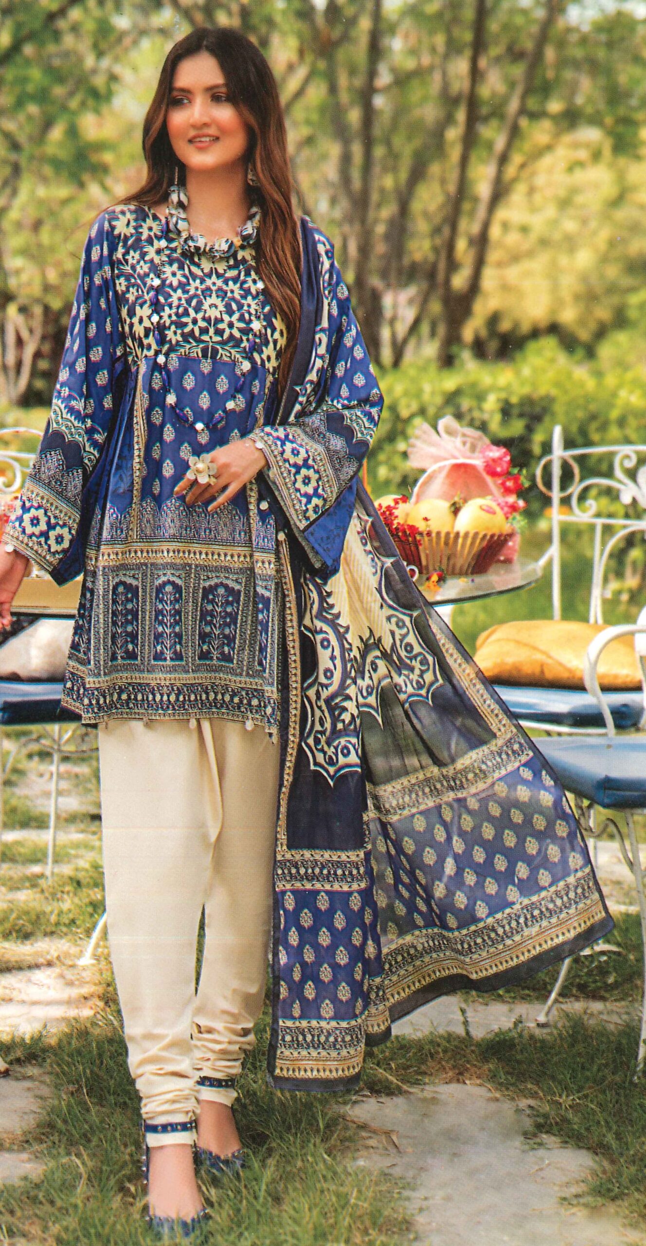 abrish paris lawn-pl-4 Abrish Paris Lawn PL-4